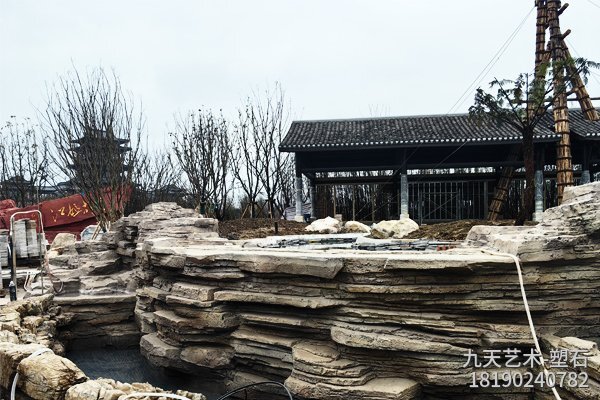 成都園博會(huì)自貢園水泥塑石